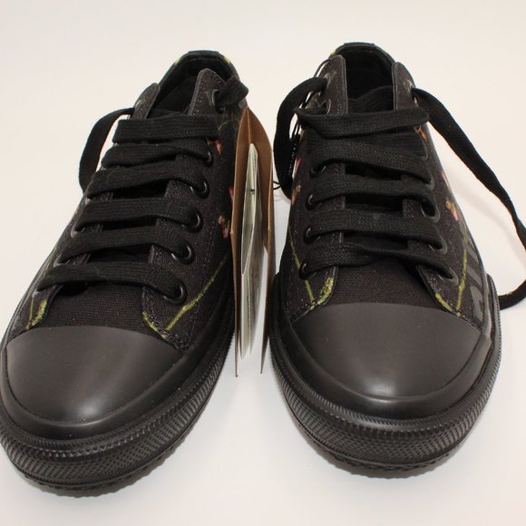 New Burberry Larkhill Floral Logo Low top Sneakers Sz 39/8.5 US - Picture 4 of 10